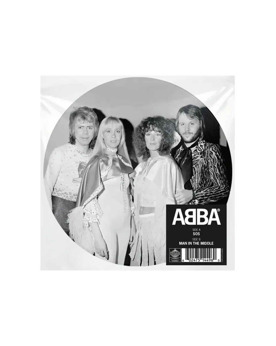 ABBA SOS Man In The Middle picture disc 7" vinile