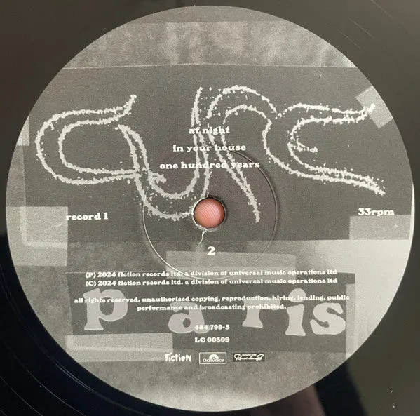 Cure Paris 2xLP Album rimasterizzato 2024 nuovo sigillato