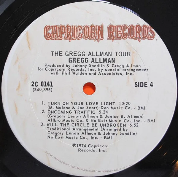 Gregg Allman The Gregg Allman Tour doppio vinile 2xLP