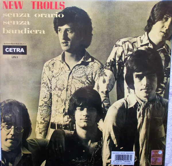 New Trolls Senza Orario Senza Bandiera LP giallo mono
