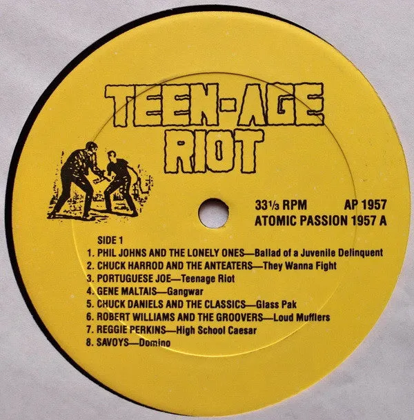Various Teen-Age Riot vinile LP compilation rockabilly