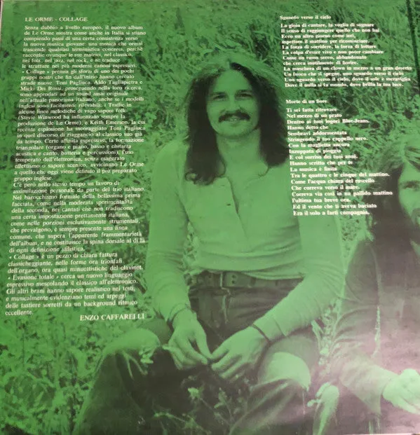 Le Orme Collage vinile LP ristampa gatefold