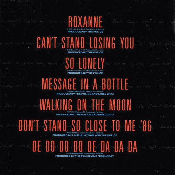 The Police Every Breath You Take CD raccolta pop rock