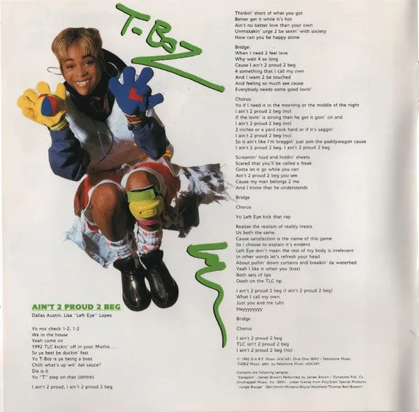 TLC Ooooooohhh... On The TLC Tip CD giallo 1992 usato