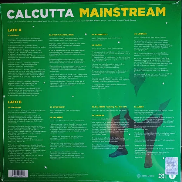 Calcutta Mainstream vinile LP riedizione baby indie pop