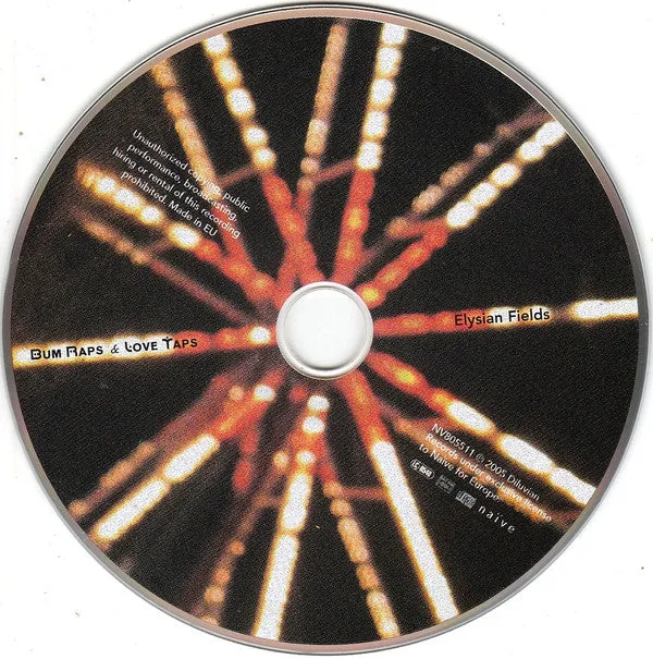 Elysian Fields Bum Raps & Love Taps CD album digipak
