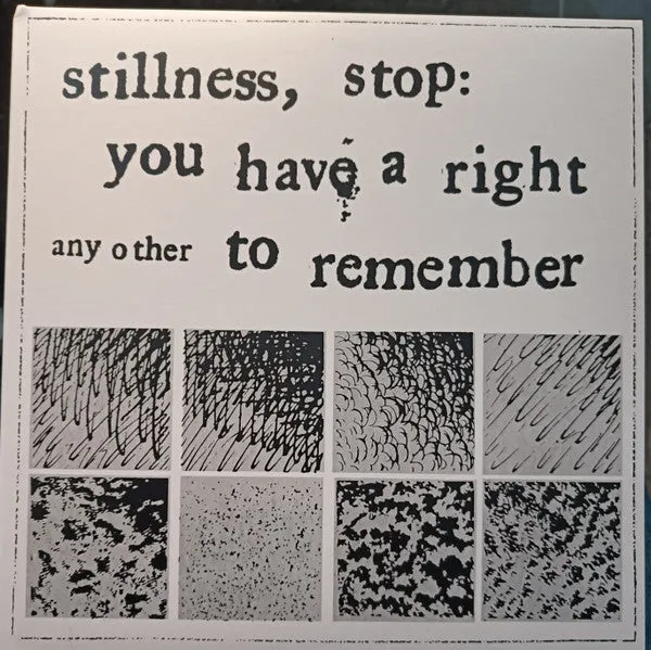 Any Other Stillness Stop vinile LP bianco limitato