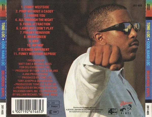Tone-Loc Cool Hand Loc CD album hip hop 1991