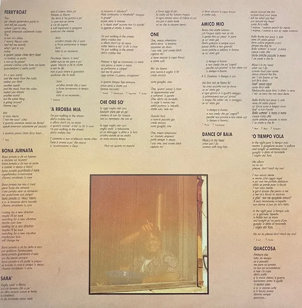 Pino Daniele Ferry Boat LP vinile 1985 jazz-rock