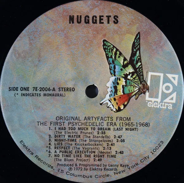 Various Nuggets Artyfacts 2xLP compilation mono VG+