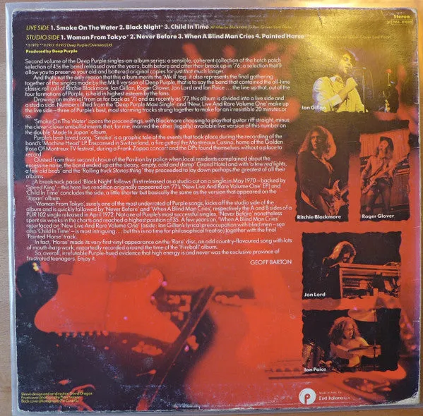 Deep Purple Mark 2 Purple Singles LP vinile compilation