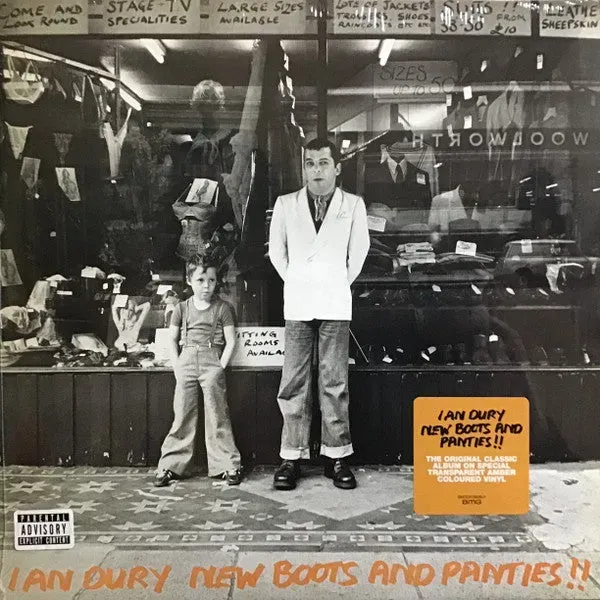 Ian Dury New Boots And Panties vinile LP ambra punk