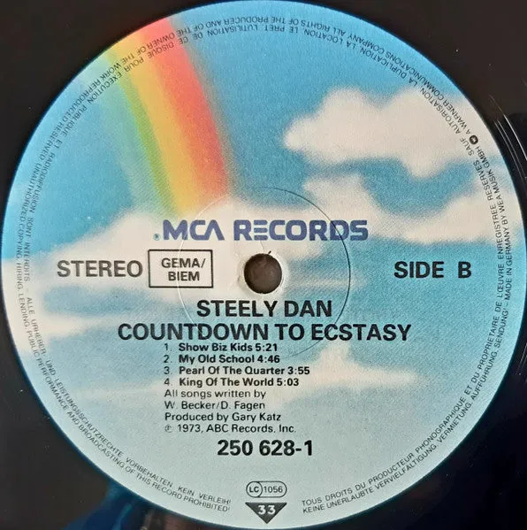 Steely Dan Countdown To Ecstasy LP ristampa 1984 pop