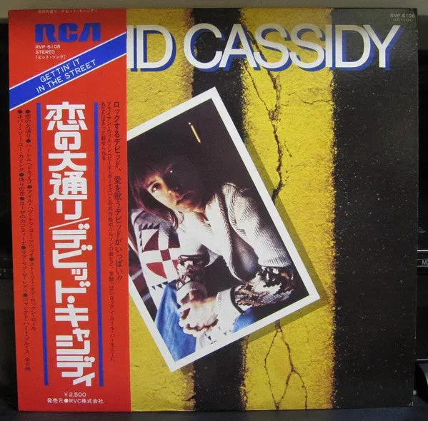 David Cassidy Gettin' It In The Street vinile LP Japan VG+