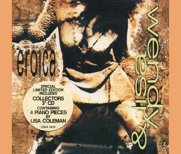 Wendy & Lisa Eroica CDVX 2633 CD edizione limitata synth-pop