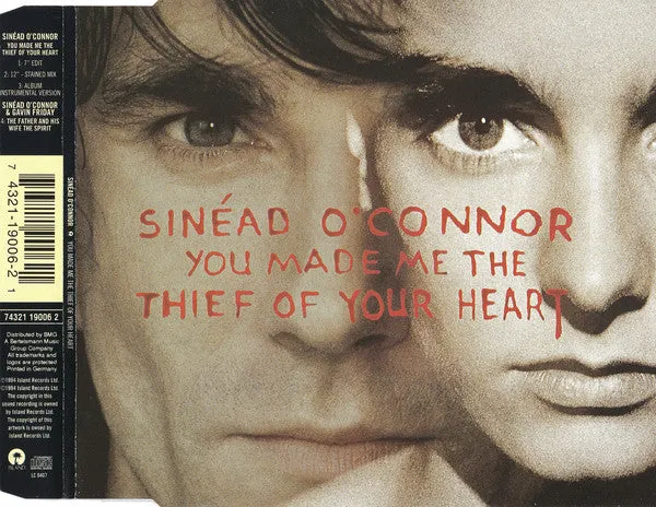 Sinéad O'Connor You Made Me The Thief Of Your Heart CD singolo VG+