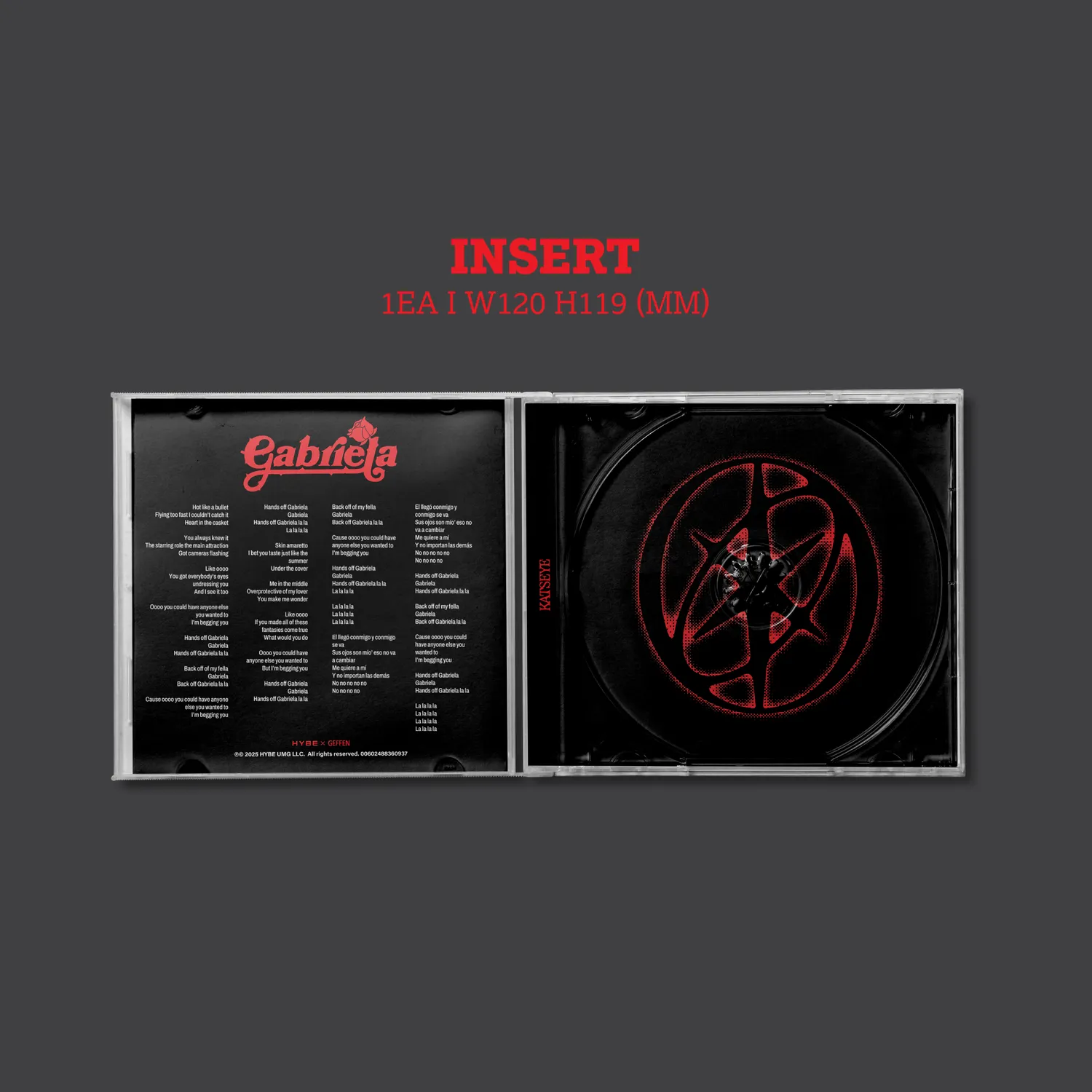 KATSEYE Gabriela CD singolo limited edition con remix