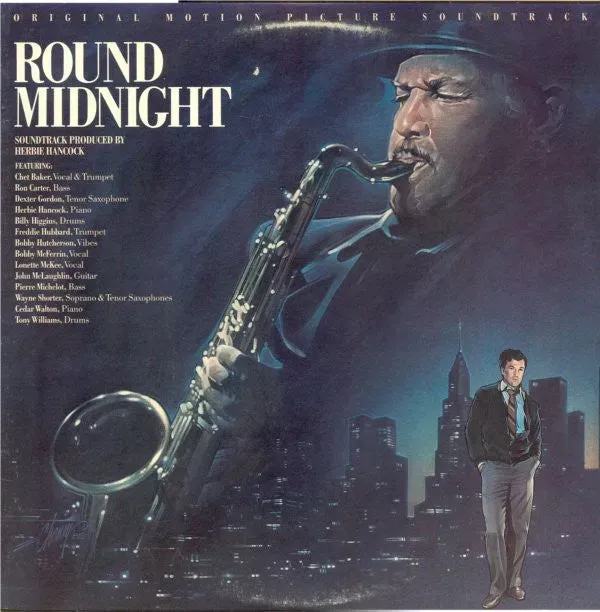 Herbie Hancock Round Midnight LP Vinile Colonna Sonora USA