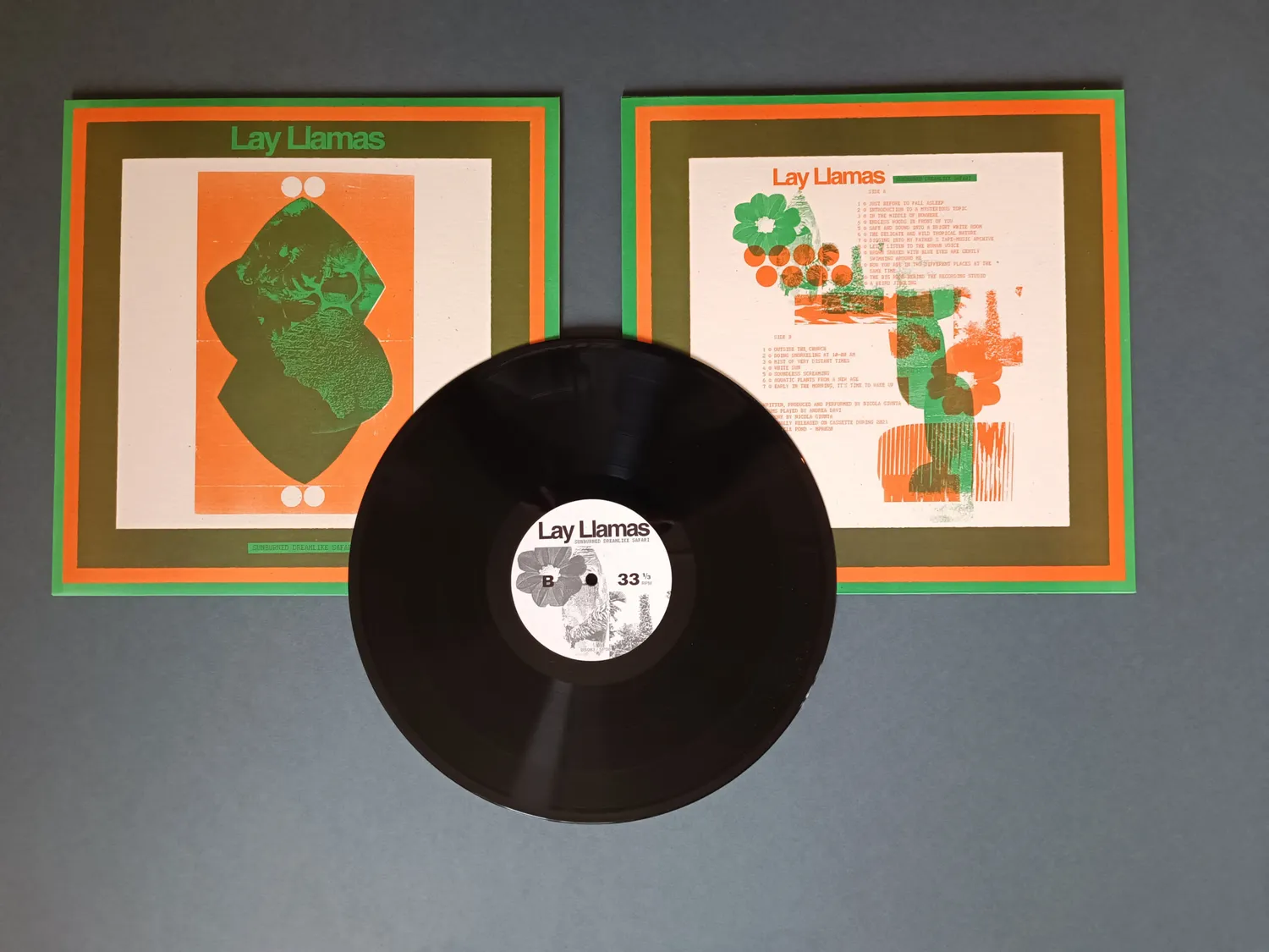 Black Sweat Records Lay Llamas Sunburned Dreamlike Safari vinile psichedelico