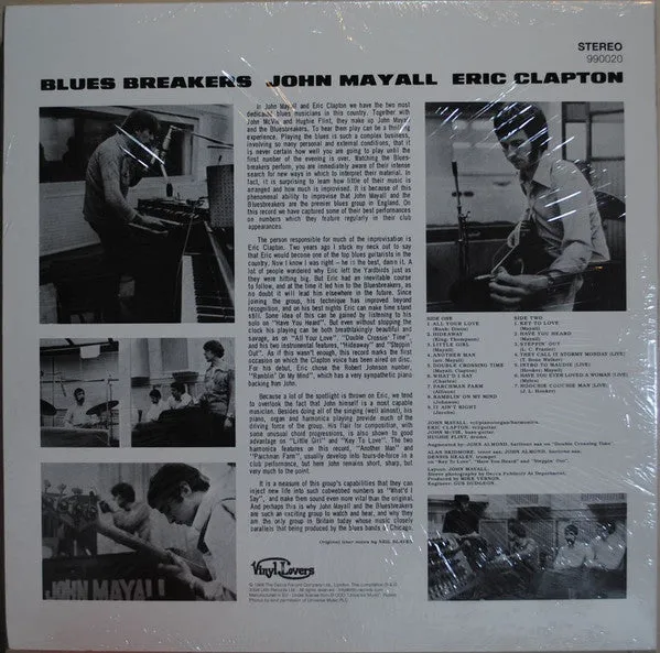 John Mayall Blues Breakers vinile LP blu edizione limitata