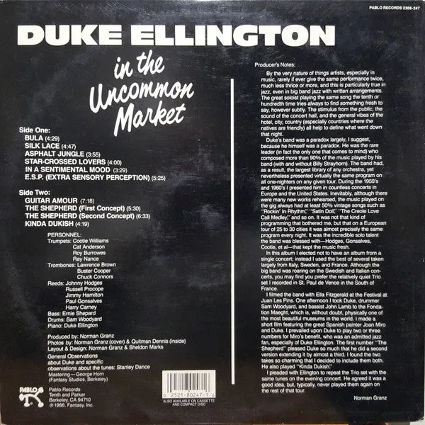 Duke Ellington In The Uncommon Market vinile LP 1986 NM