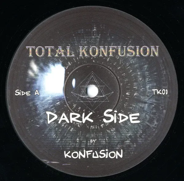 Konfusion Dark Side / Paradise 12" vinile drum'n'bass 300 copie