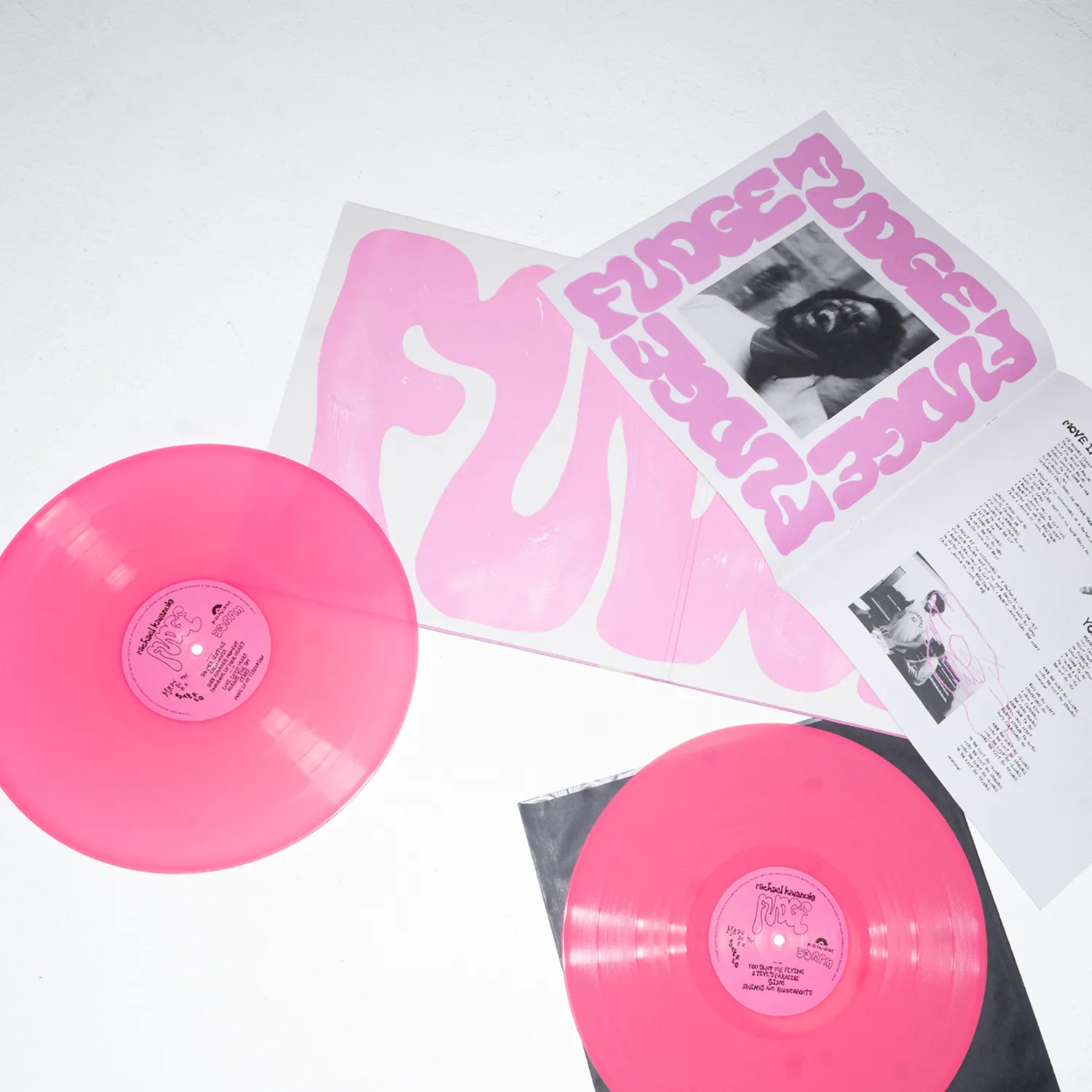 Michael Kiwanuka Fudge 2LP vinile rosa esclusivo limitato