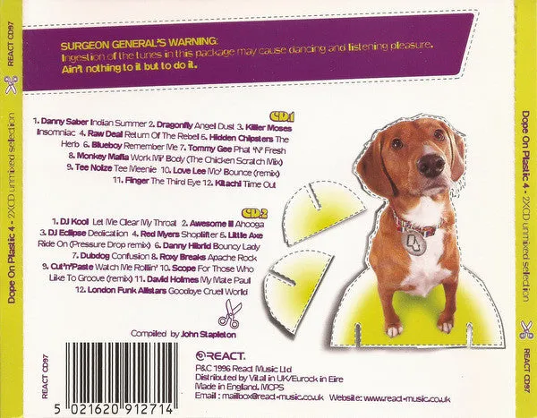 Various Dope On Plastic 4 doppio CD compilation breaks