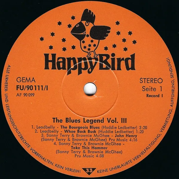 Various The Blues Legend Vol. 3 4xLP box blues cofanetto