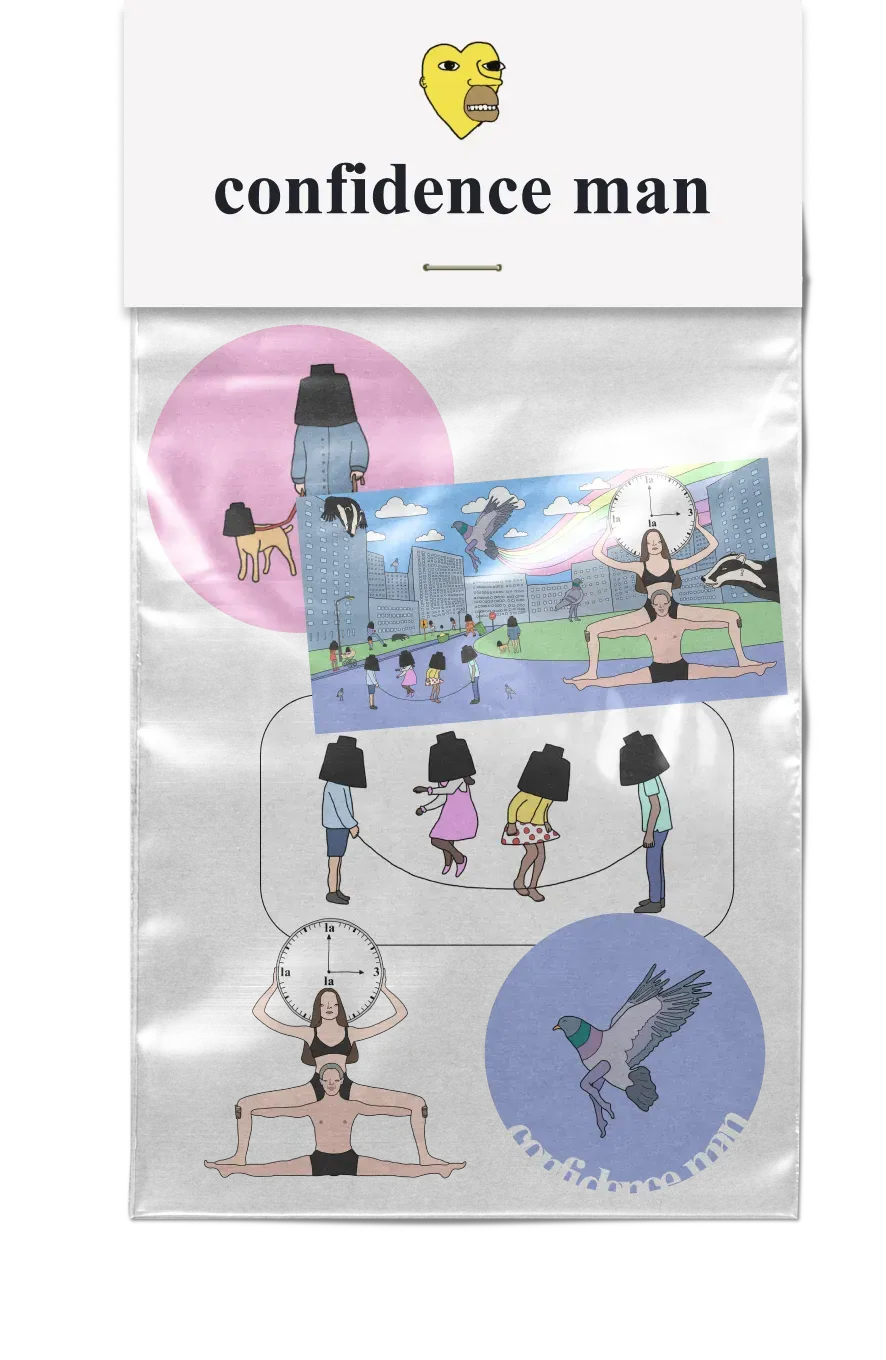 Polydor Records 3AM LA LA LA sticker pack adesivi multipack