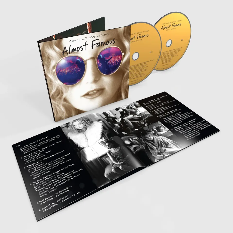 Polydor Records Almost Famous 20th Anniversary 2cd soundtrack