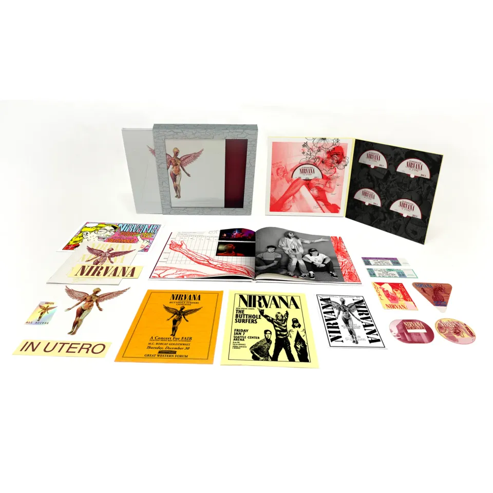 Nirvana In Utero 30th Anniversary Cofanetto 5CD super deluxe