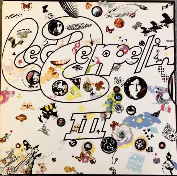 Led Zeppelin III vinile LP gatefold USA wheel VG