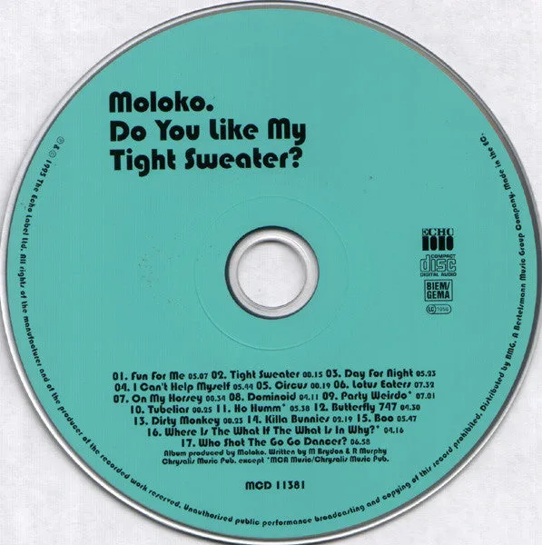 Moloko Do You Like My Tight Sweater? CD usato elettronica