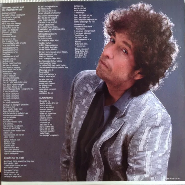 Bob Dylan Empire Burlesque LP 1985