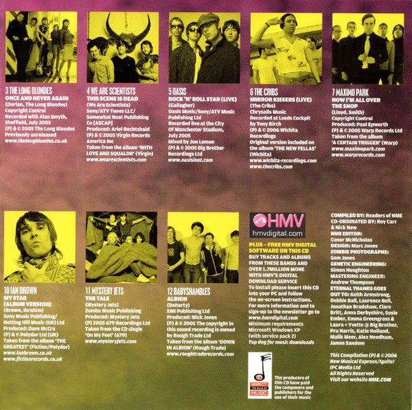 Various The Winners NME Awards 2006 cd compilation usato