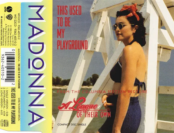 Madonna This Used To Be My Playground CD singolo ballad