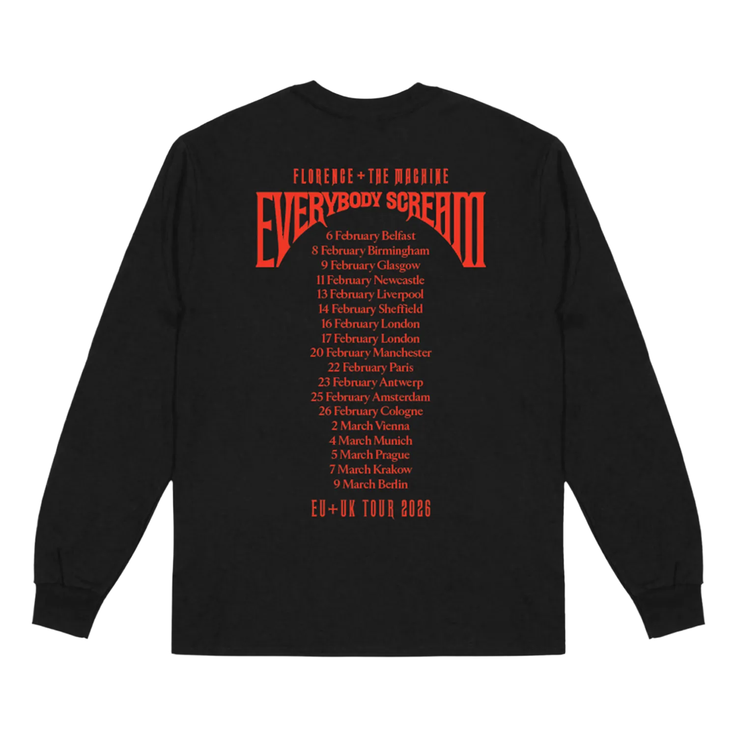 Polydor Mafia Witch maglia maniche lunghe cotone nera
