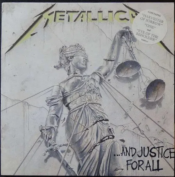 Metallica And Justice For All 2xLP usato VG+ thrash