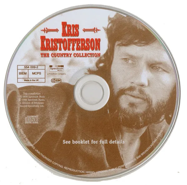 Kris Kristofferson Country Collection CD 20 brani
