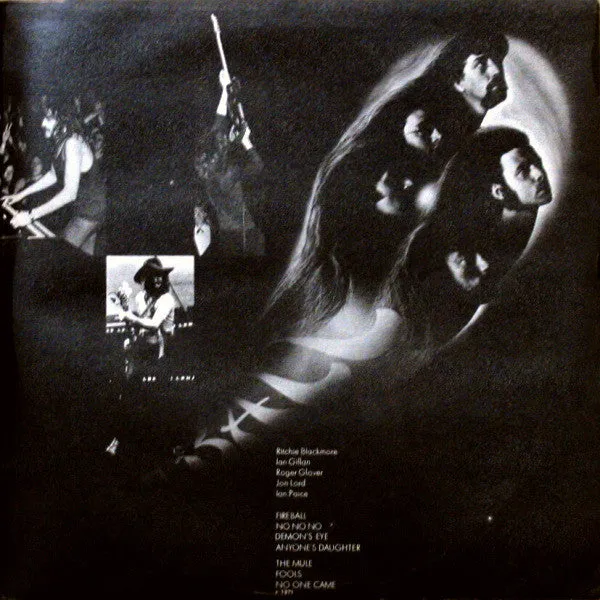 Deep Purple Fireball LP vinile prima stampa UK hard rock