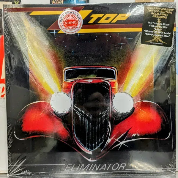ZZ Top Eliminator LP vinile oro edizione limitata