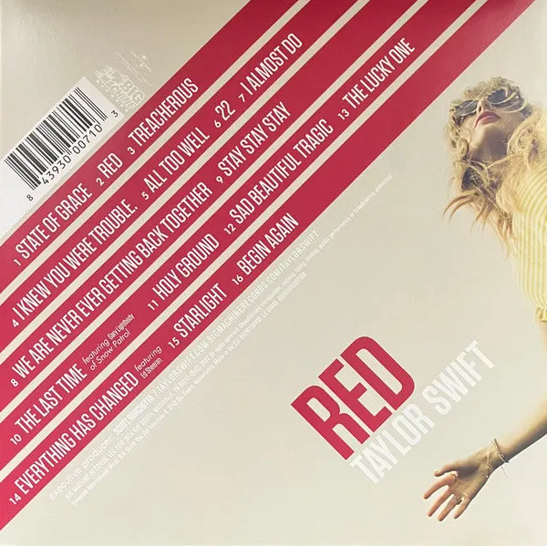 Taylor Swift Red 2xLP doppio vinile gatefold 2024