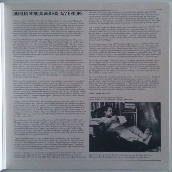 Charles Mingus Dynasty 2xLP gatefold vinile 2007 post bop