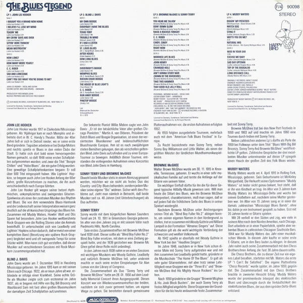 Various The Blues Legend Vol. 2 cofanetto 4 vinili LP blues