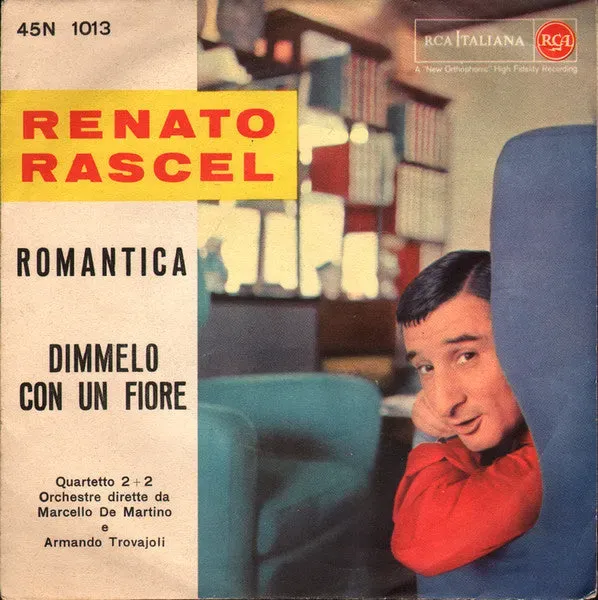 Renato Rascel Romantica 45 giri 7" mono 1959