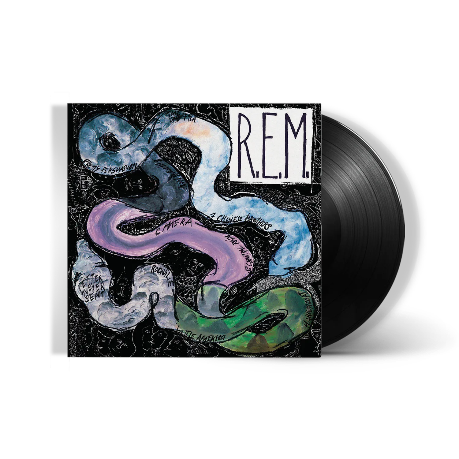 R.E.M. Reckoning LP + t-shirt Little America vinile bundle berry