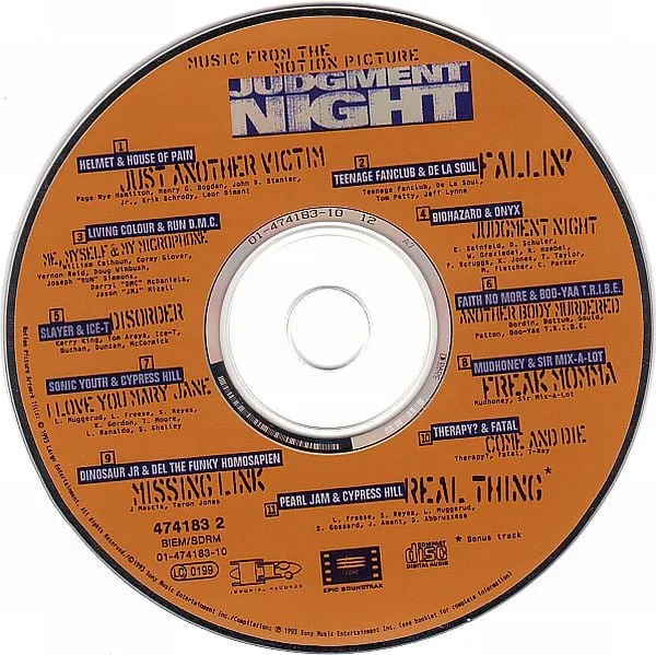Various Judgment Night CD colonna sonora VG+