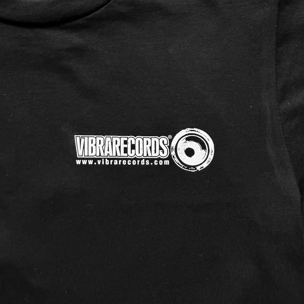 Vibrarecords 25th Anniversary bundle felpa hoodie + T-shirt nera