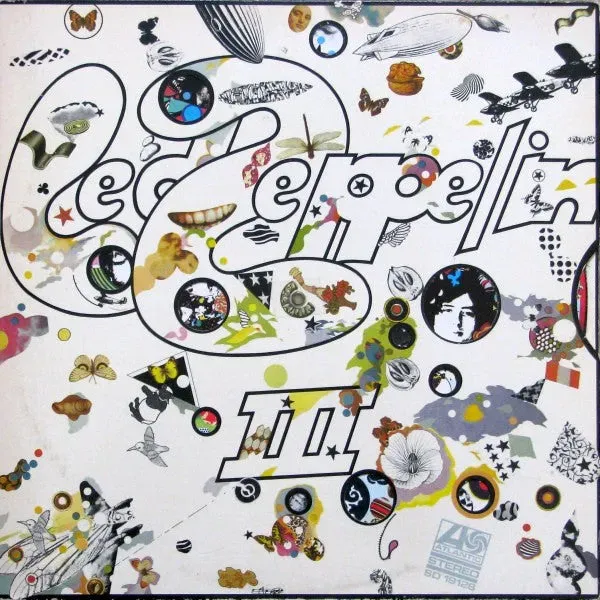 Led Zeppelin III LP vinile ristampa 1977 gatefold NM